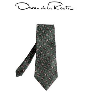 Oscar de la Renta Silk Tie, made in USA